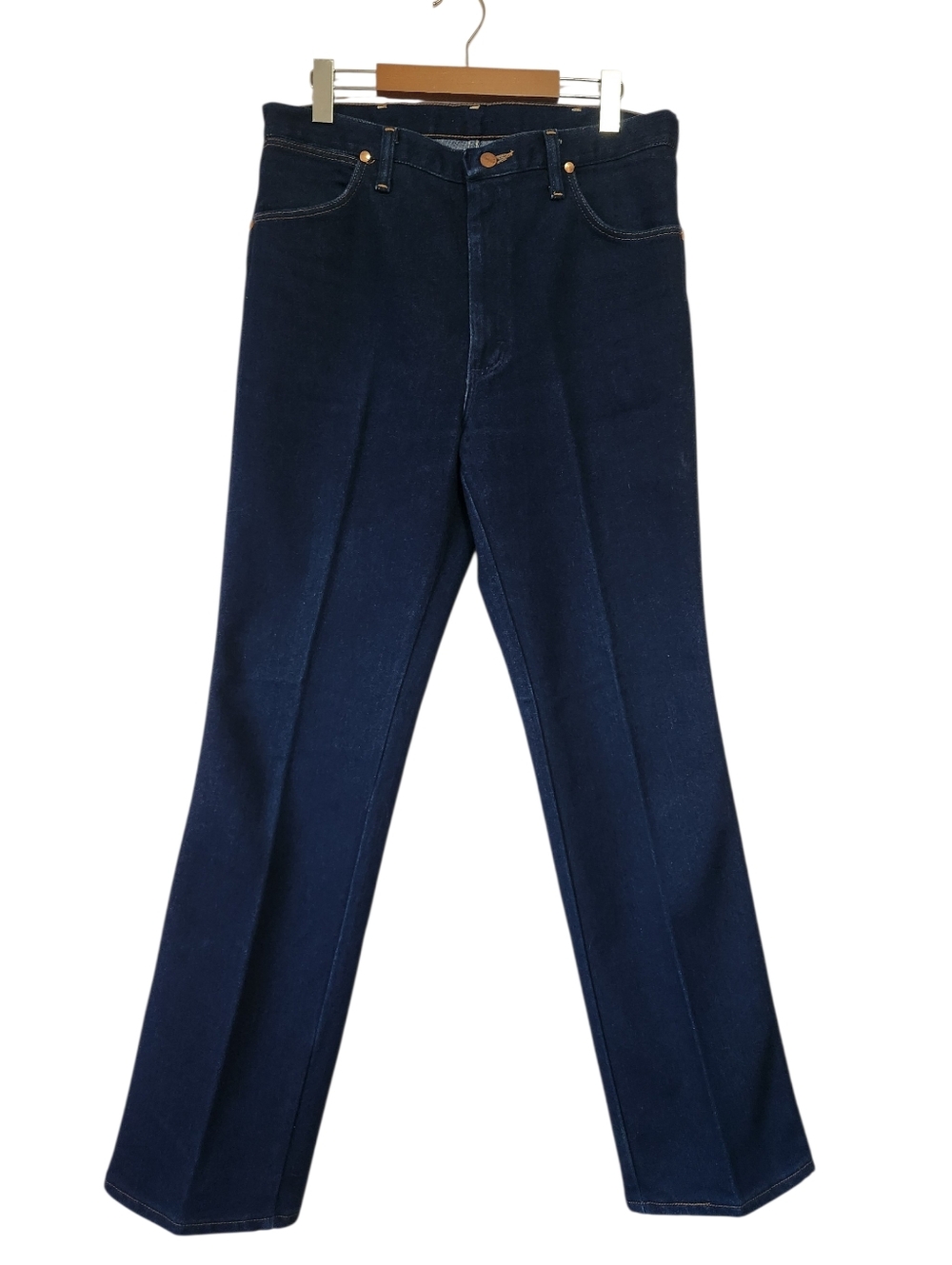 Vintage 80s Wrangler 947STR Made in USA Cowboy Cut Stretch Jeans 34x32 Aesthetic